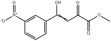 4-HYDROXY-4-(3-NITRO-PHENYL)-2-OXO-BUT-3-ENOIC ACID METHYL ESTER Structure