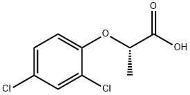 (S)-2-(2,4-二氯苯氧基)丙酸,15165-69-2,结构式