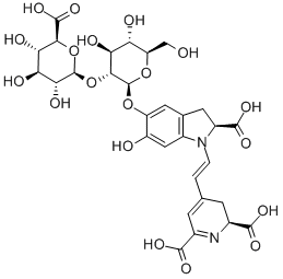 苋菜红甙, 15167-84-7, 结构式