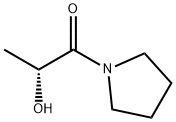 Pyrrolidine, 1-[(2R)-2-hydroxy-1-oxopropyl]- (9CI) Structure