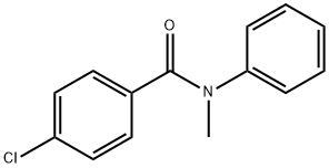 4-氯-N-甲基-N-苯基苯甲酰胺 结构式