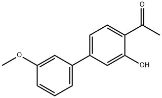 4-Acetyl-3'-methoxybiphenyl-3-ol 结构式