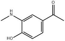 Ethanone, 1-[4-hydroxy-3-(methylamino)phenyl]- (9CI) Structure