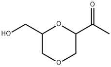 Ethanone, 1-[6-(hydroxymethyl)-1,4-dioxan-2-yl]- (9CI),151720-02-4,结构式