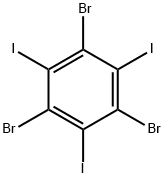 1,3,5-三溴-2,4,6-三碘苯, 151721-78-7, 结构式
