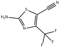 2-氨基-5-氰基-4-三氟甲基噻唑,151729-42-9,结构式