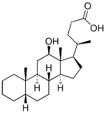 (5b,12b)- 12-hydroxyCholan-24-oic acid 结构式