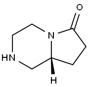 (R)-六氢吡咯并[1,2-A〕吡嗪-6-酮, 151763-89-2, 结构式