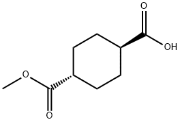 TRANS-1,4-CYCLOHEXANEDICARBOXYLIC ACID MONOMETHYL ESTER Structure