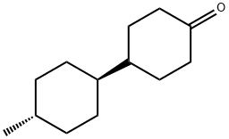 4-(trans-4-methylcyclohexyl)cyclohexanone Struktur