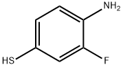 2-氟-4-巯基苯胺,15178-48-0,结构式