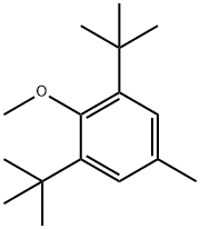 3,5-di-tert-butyl-4-methoxytoluene Struktur