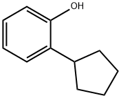 2-シクロペンチルフェノール 化学構造式