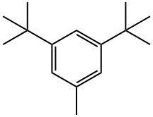 3,5-ジ-tert-ブチルトルエン 化学構造式