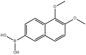 Boronic acid, (5,6-dimethoxy-2-naphthalenyl)- (9CI) Struktur