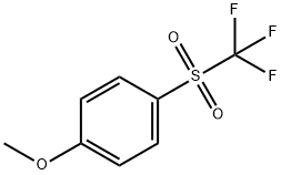 1-METHOXY-4-TRIFLUOROMETHANESULFONYL-BENZENE 结构式