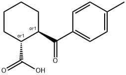 反式-2-(4-甲基苯甲酰)-1-环己烷羧酸,151830-92-1,结构式