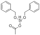 DIBENZYLOXYACETOXYSILANE Struktur