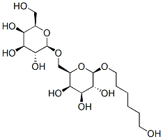 .beta.-D-Galactopyranoside, 6-hydroxyhexyl 6-O-.beta.-D-galactopyranosyl- Structure