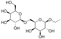 .beta.-D-Galactopyranoside, ethyl 6-O-.beta.-D-galactopyranosyl- 结构式