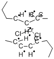 Bis(1-propyl-3-methylcyclopentadienyl)zirconium dichloride Struktur