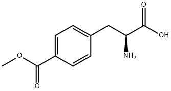 Phenylalanine, 4-(methoxycarbonyl)- (9CI) 结构式