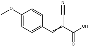 ALPHA-CYANO-4-METHOXYCINNAMIC ACID Structure