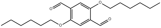 2 5-BIS(HEXYLOXY)TEREPHTHALALDEHYDE  98 Structure