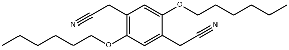 2 5-BIS(HEXYLOXY)BENZENE-1 4-DIACETONIT& Structure