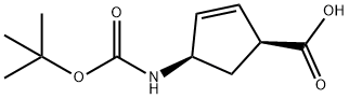 (-)-(1S,4R)-N-BOC-4-AMINOCYCLOPENT-2-ENECARBOXYLIC ACID