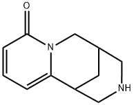 1,2,3,4,5,6-ヘキサヒドロ-1,5-メタノ-8H-ピリド[1,2-a][1,5]ジアゾシン-8-オン 化学構造式