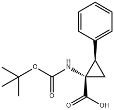 (1S,2R)-N-BOC-1-AMINO-2-PHENYLCYCLOPROPANECARBOXYLIC ACID