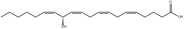 13-hydroxyeicosatetraenoic acid Structure