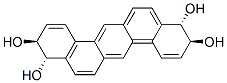 trans,trans-3,4:10,11-Tetrahydroxy-3,4,10,11-tetrahydro-dibenz(a,h)ant hracene Structure