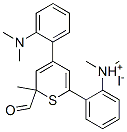 2-Methyl-4,6-bis(N,N-dimethylaminophenyl)thiopyrliumiodide Struktur