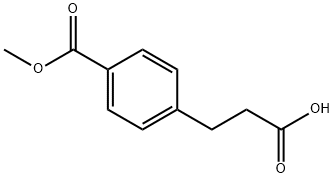 3-(4-甲氧基羰基苯基)丙酸, 151937-09-6, 结构式