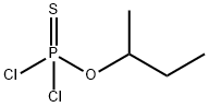 Phosphorodichloridothioic acid O-sec-butyl ester Structure