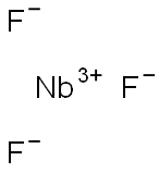 Niobium trifluoride Struktur
