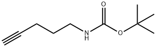 Carbamic acid, 4-pentynyl-, 1,1-dimethylethyl ester (9CI) Structure