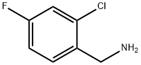 2-CHLORO-4-FLUOROBENZYLAMINE Structure