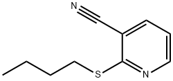 2-BUTYLTHIO-3-PYRIDINECARBONITRILE,152061-90-0,结构式