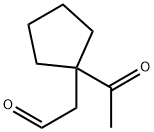 Cyclopentaneacetaldehyde, 1-acetyl- (9CI) 结构式