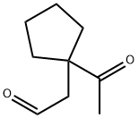 Cyclopentaneacetaldehyde, 1-acetyl- (9CI) Structure