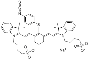 NIR-797异硫氰酸酯, 152111-91-6, 结构式