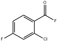 Benzoyl fluoride, 2-chloro-4-fluoro- (9CI) 结构式