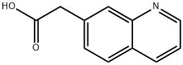 2-(喹啉-7-基)乙酸 结构式