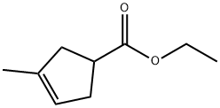 3-Cyclopentene-1-carboxylic acid, 3-methyl-, ethyl ester (8CI,9CI),15215-84-6,结构式