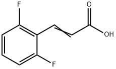 2,6-二氟肉桂酸 结构式
