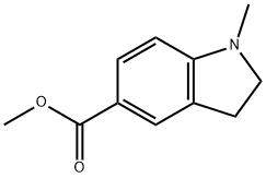 Methyl 1-methylindoline-5-carboxylate 化学構造式