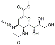 Zanamivir Azide Methyl Ester 化学構造式